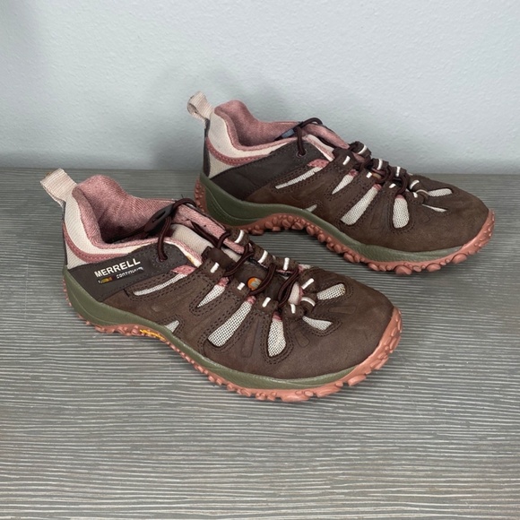 Merrell Chameleon II Stretch Cross-Training Shoes Chocolate/Pink Togel Size 1 - Picture 5 of 14